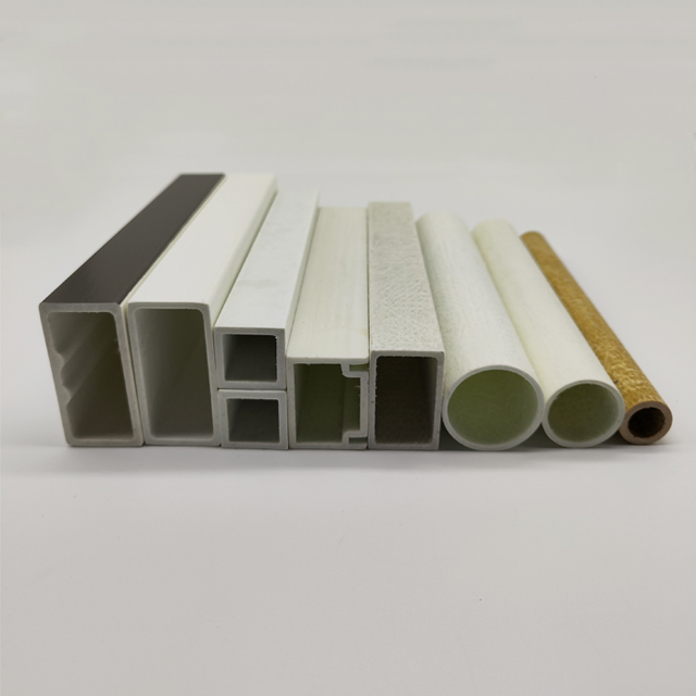 UV Protection High Strength Fibre Glass Rectangular Tube FRP Square Tube