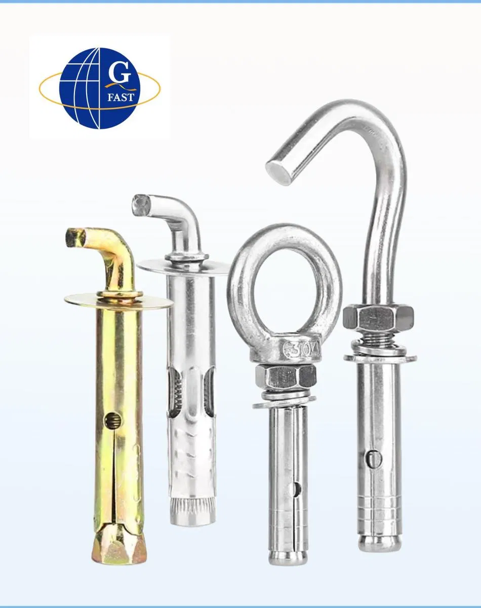 Анкерный болт с крюком оцинкованный