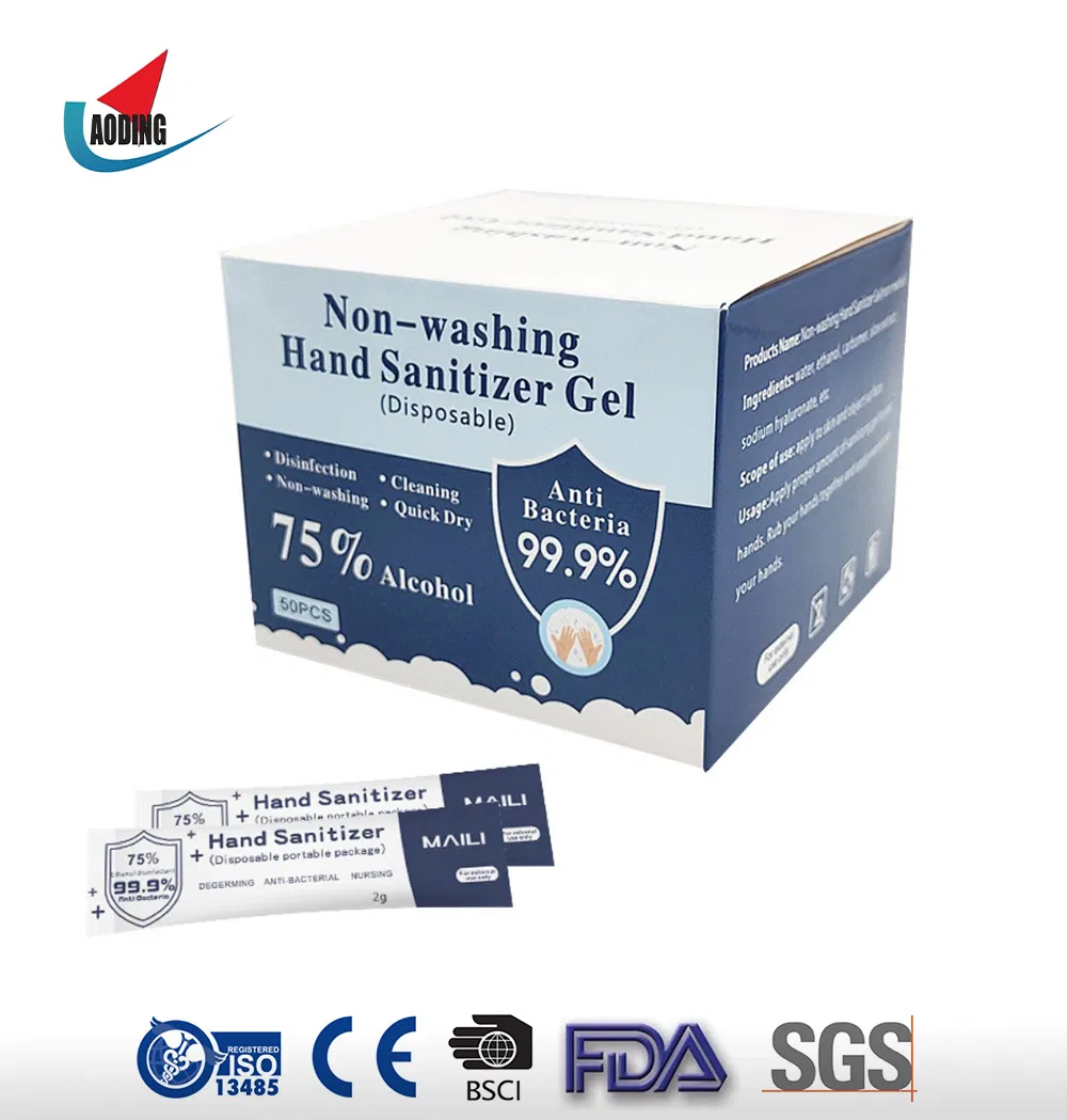 Anti Bactierial Pocket Hand Sanitizers Travel Size Mini Alcohol Sanitizer Gel Bulk