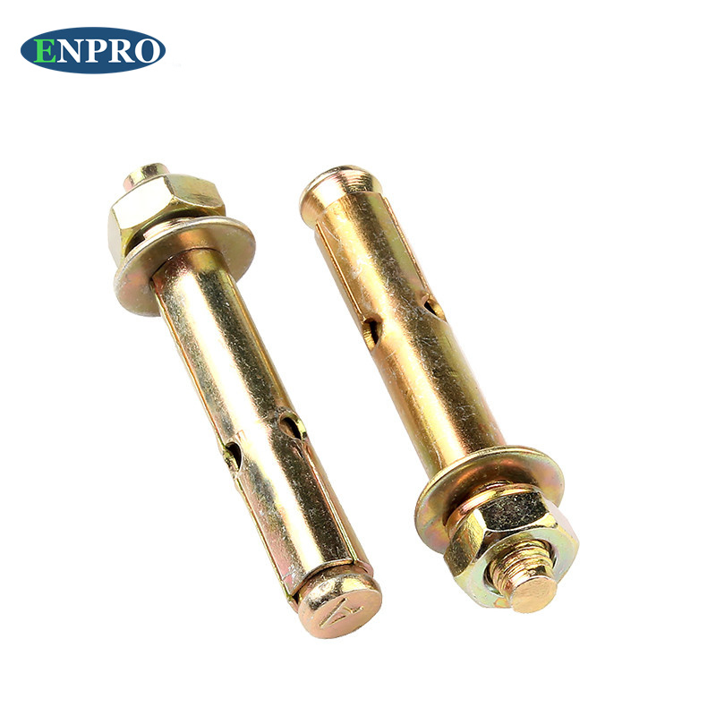 Анкерные болты с гильзой из углеродистой стали, оцинкованные