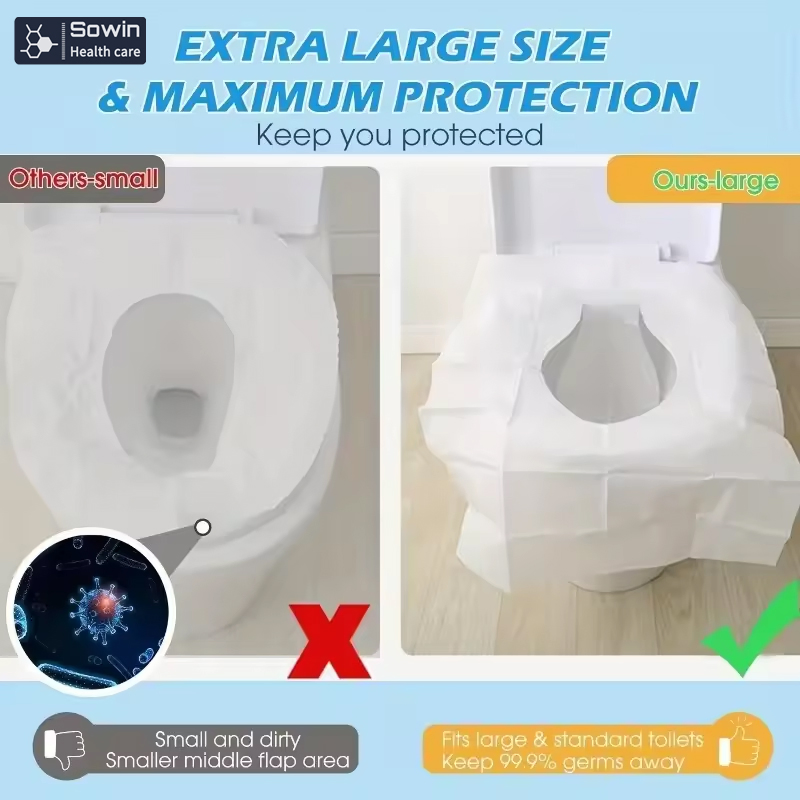 Popular Package Dispsable Toilet Paper Cover for Girl and Women's Travelling Trip