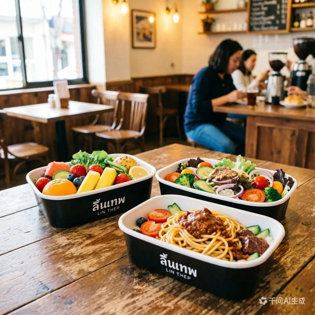 Factory Direct Sale Customized Eco-Friendly Disposable Kraft Paper Salad Bowl