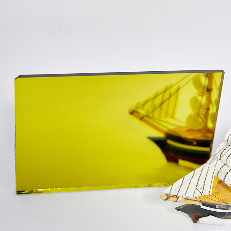 High Reflection Clear Float Glass Aluminum Mirror with Pencil Round Edge