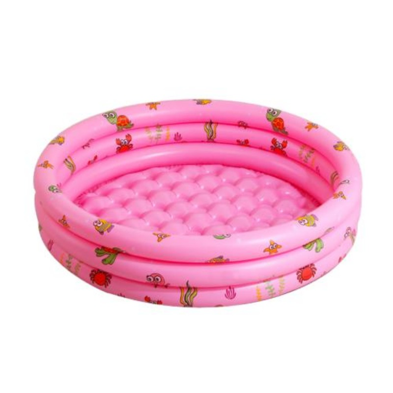 Thick Family Children Inflatable Three-Color Option Pool Durable Anti-Slip Baby Bathtub