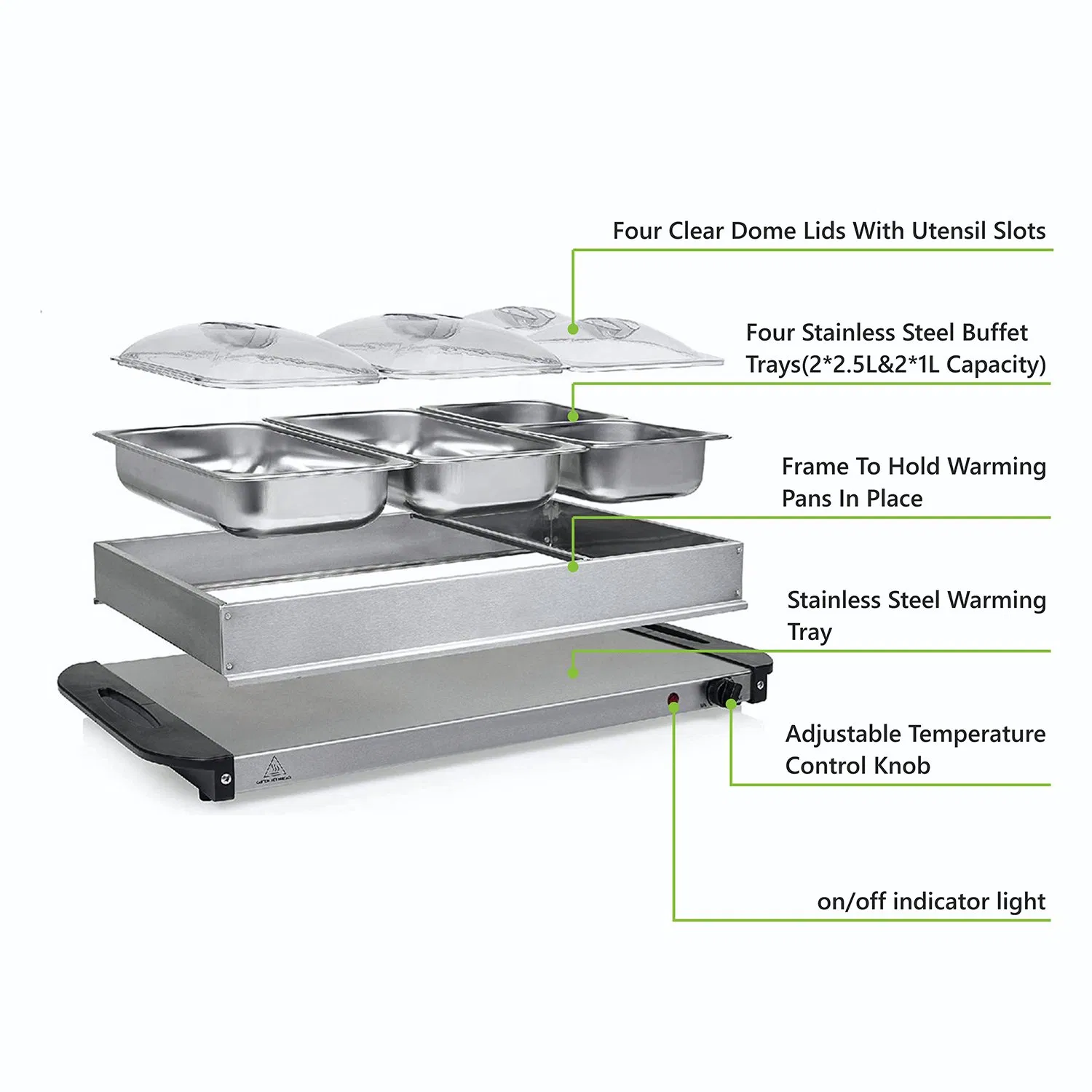 Stainless Steel Buffet Cater Equipment Soup Warmer 2021