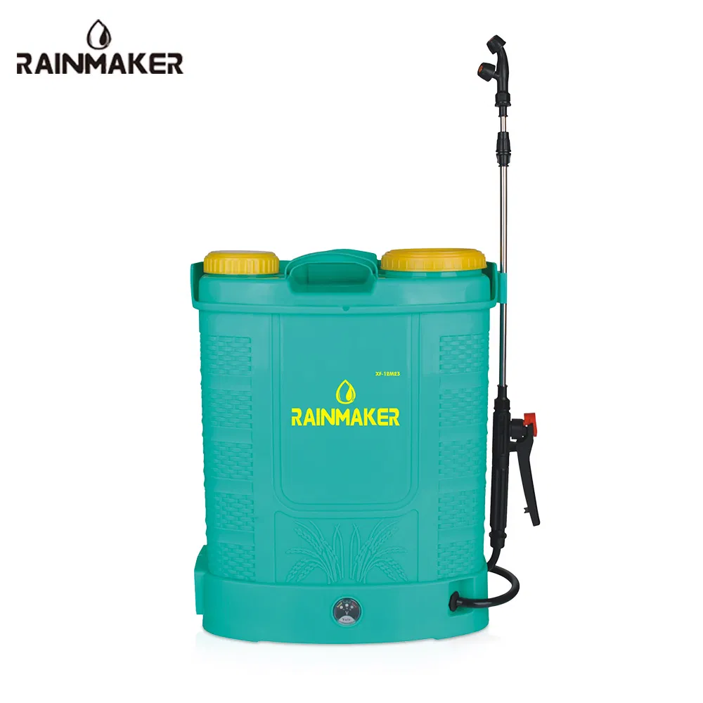 Rainmaker 12L Agricultural Plastic Rechargeable Backpack Irrigation Water Electric Sprayer