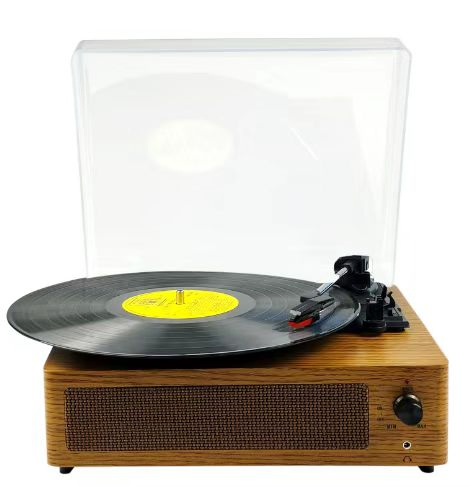 Винтажный граммофон TR108 с Bluetooth, 3 скорости