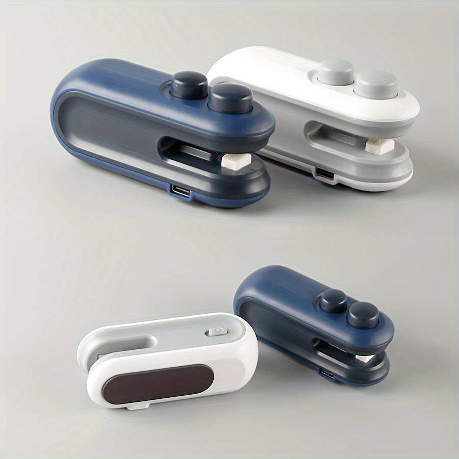 Portable Mini Sealer Plastic Heat Sealing Machine Handheld Chip Sealer Food-Safe Fast Sealing for Snacks Storage