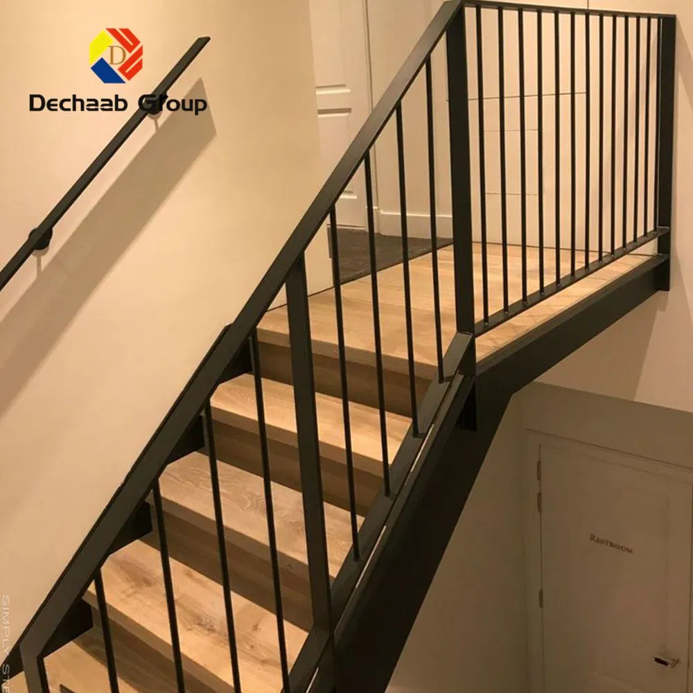 New Modern Luxury Simple Wrought Iron Stain Steel Stair Railing