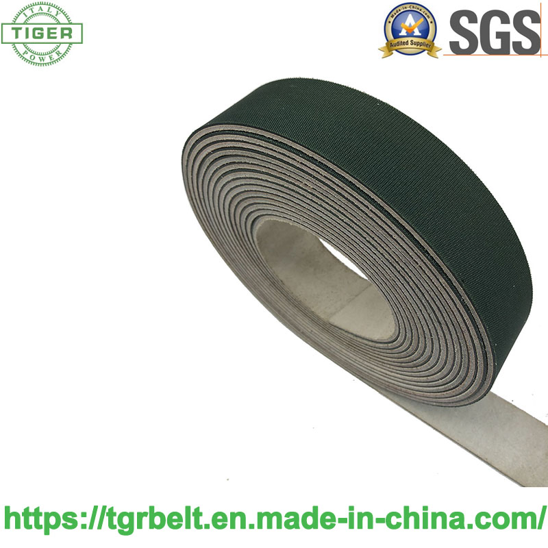 China Custom Made 4.0mm Leather Transmission Drive Belt for Textile Machinery