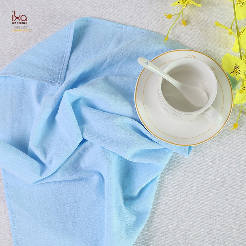 Square Solid Color Handmade Hemstitch Coffee Cloth Dining Restaurant Table Woven Custom Cotton Placemat
