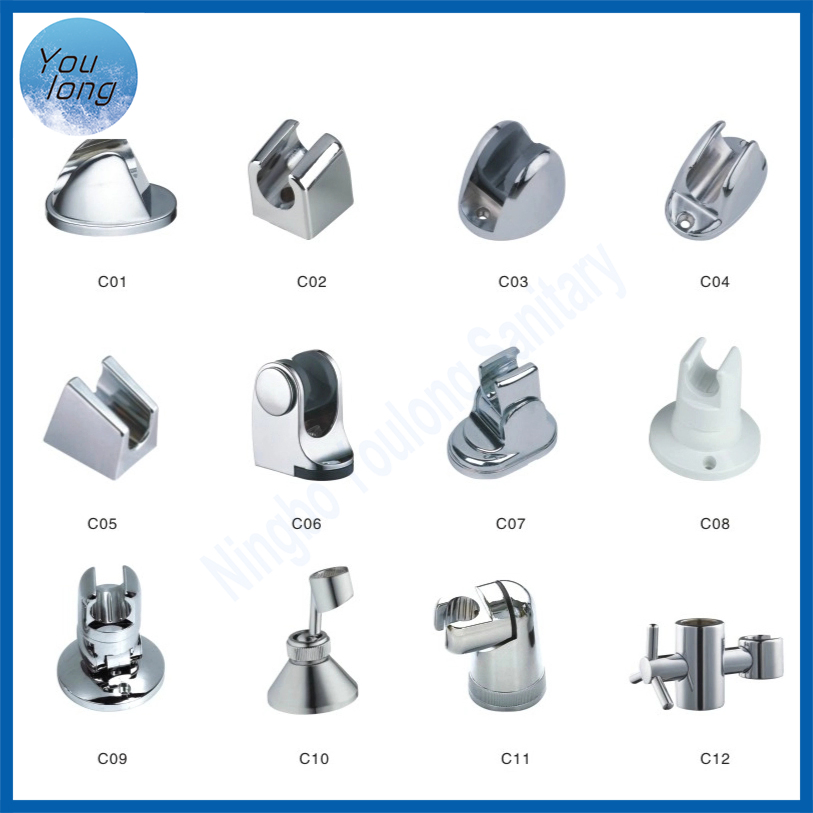 Adjustable Shower Arm Bracket SPA Hand Shower Wall Mount ABS Bracket