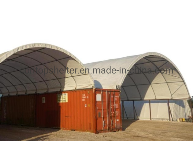 Container Metal Shipping Container Shelter 40FT Container PVC Canopy