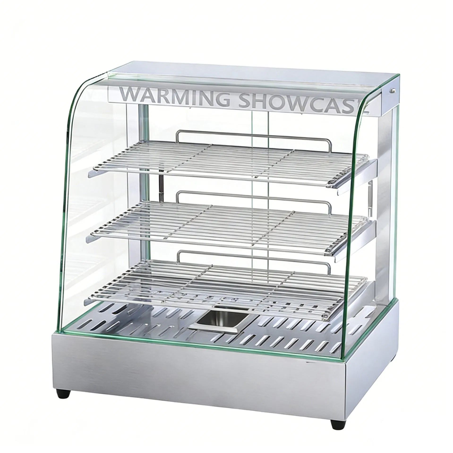 Versatile Stainless Steel Food Warmer for Hot Snack Display
