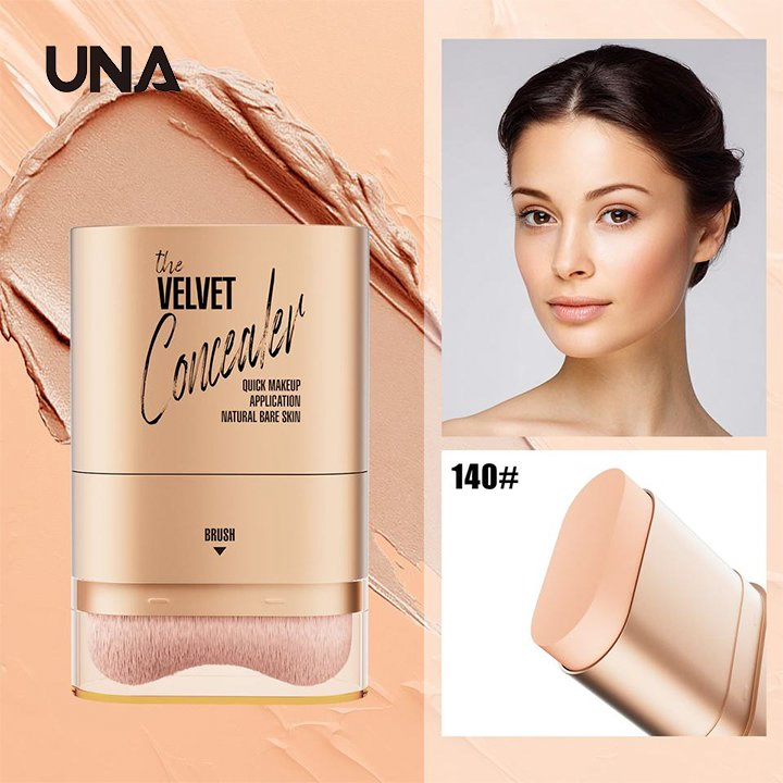 2-in-1 Custom Matte Foundation Concealer Mineral Full Coverage Stick with Oil-Control Brightening Effects Private Label Cream