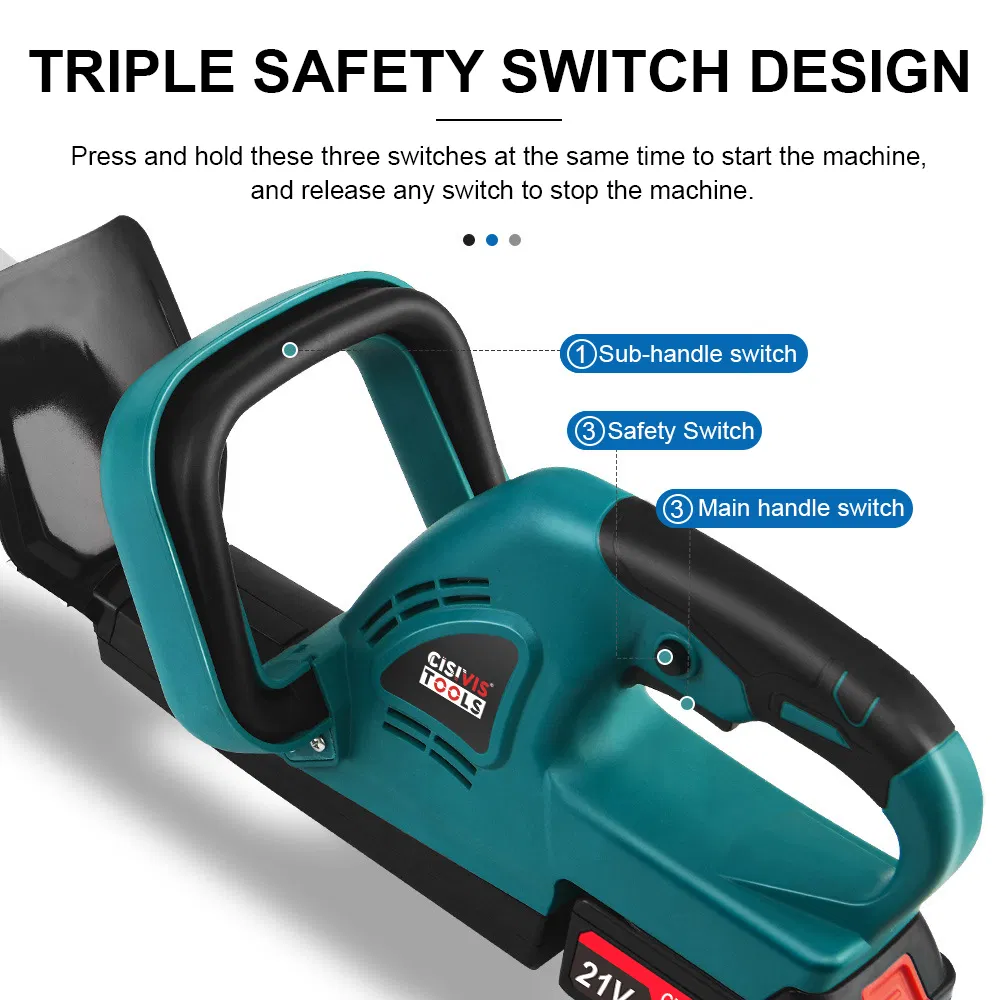 Brushless Cordless Electric Hedge Trimmer Garden Cutter Suitable for Anywhere Hedge Trimmer Cordless Hedge Trimmer Garden Cutter