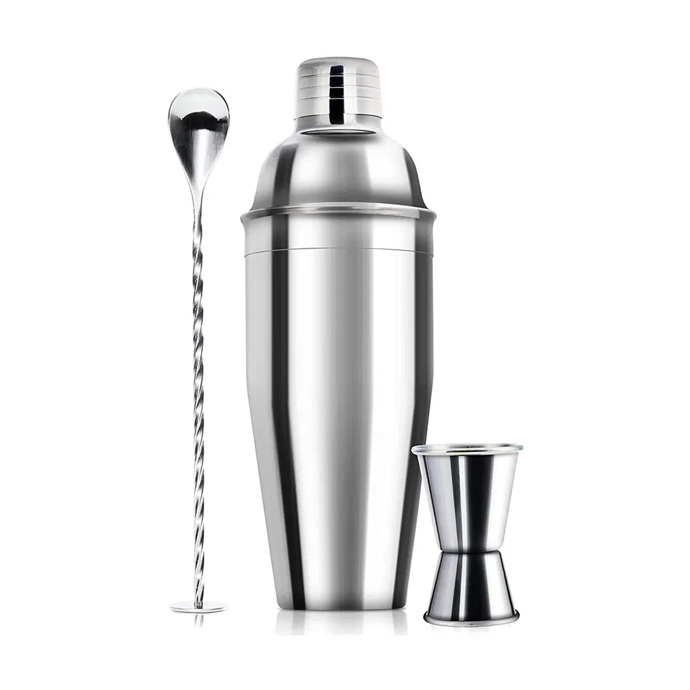 24oz Stainless Steel Cocktail Shaker Bar Set