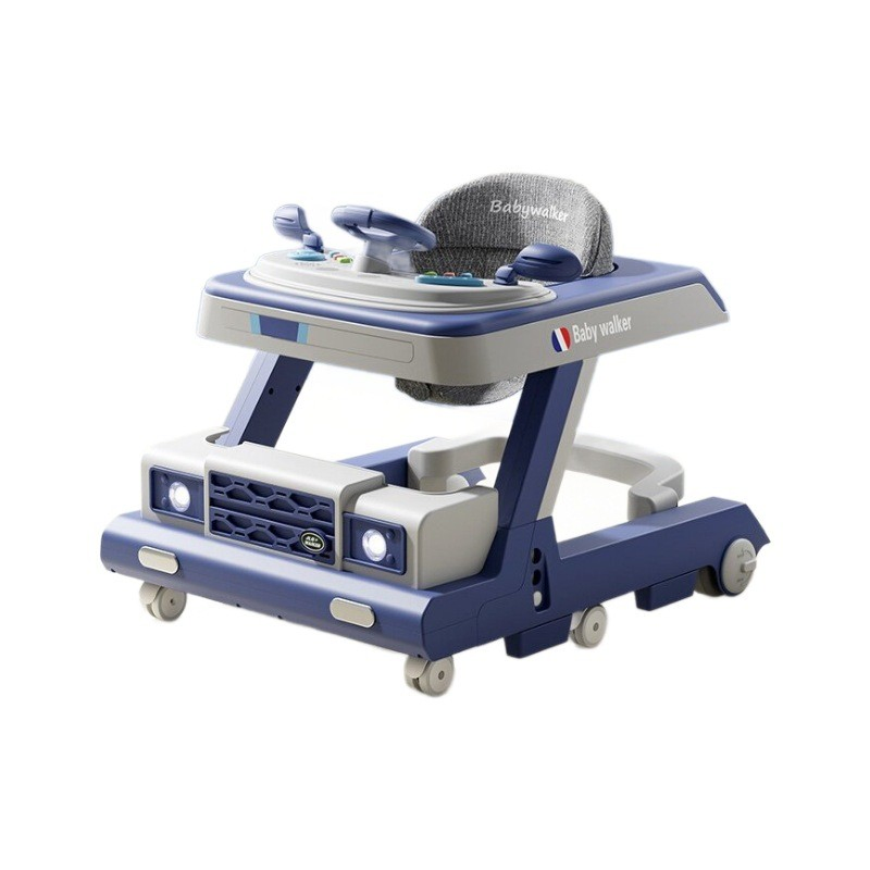 Baby Walker 6 to 18 Months Old, Anti O-Leg, Anti Rollover Baby 1-3 Years Old, Push Dining Chair, Starting Cart