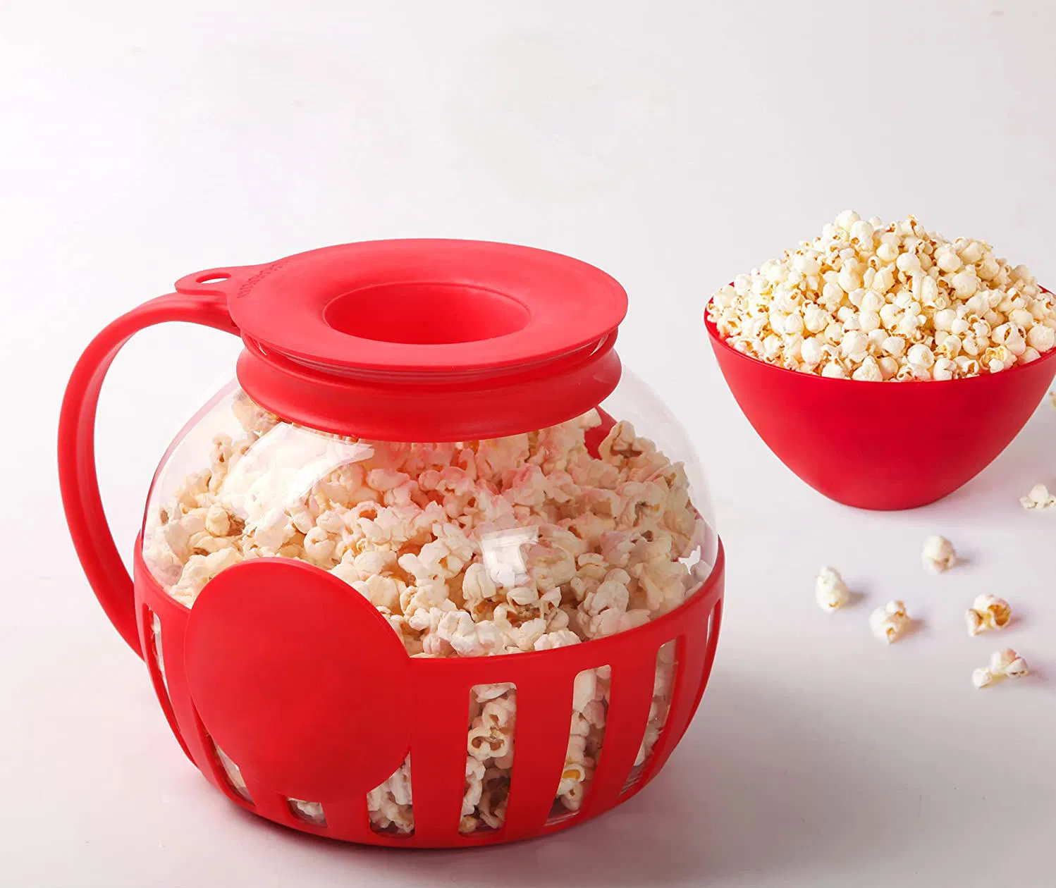 BPA-Free 3 Quart Microwave Borosilicate Glass Popcorn Maker