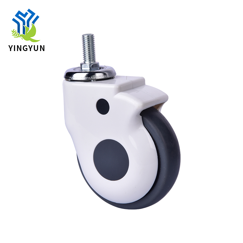 Plastic Full Wrapped Mute Universal Medical Bed Caster Wheels