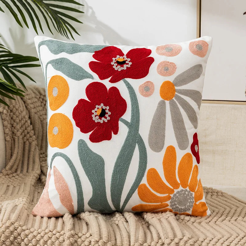 Unique Sofa Cover Design Featuring Personalized Boho Pillow Case