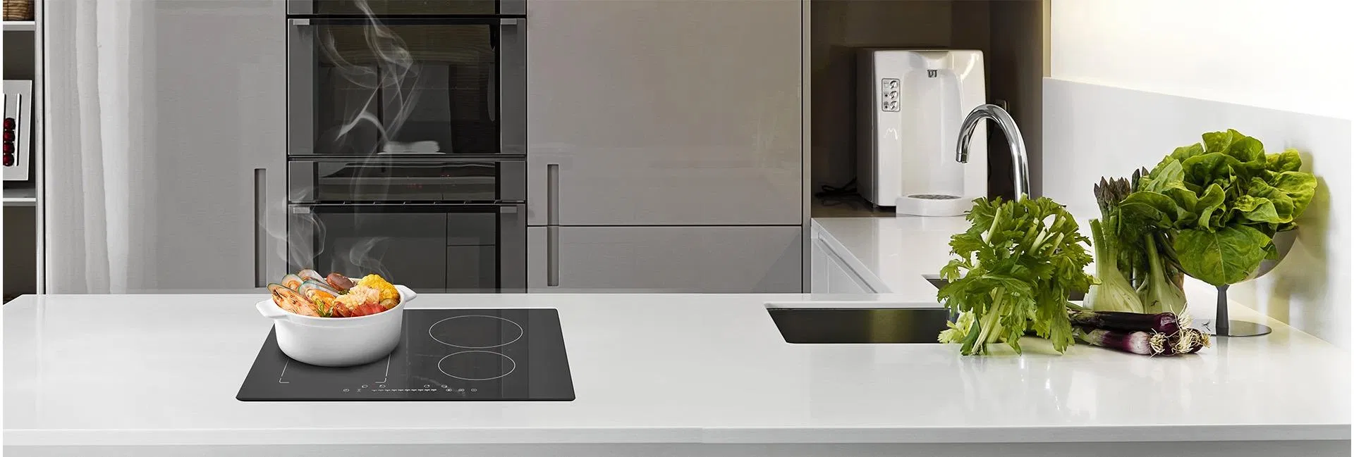 3 Zones Ceramic Hob/Cooker 5000W