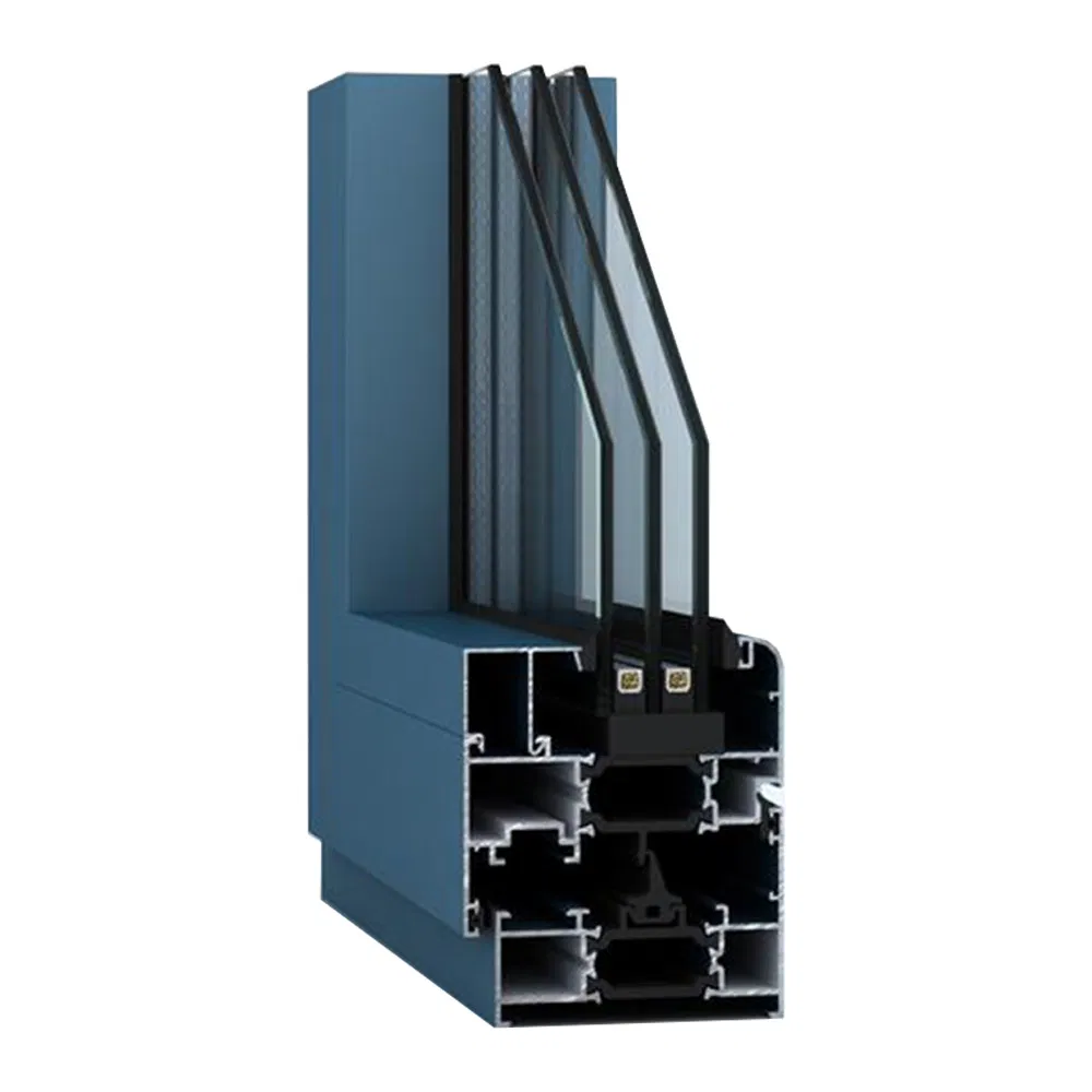 Low-Maintenance Folding Window Top-Hung Window Balcony Aluminum Window & Casement Window