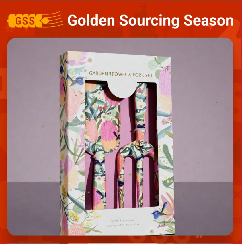 Gardening Tools Kit with Floral Printings for Home Gardening Gifts