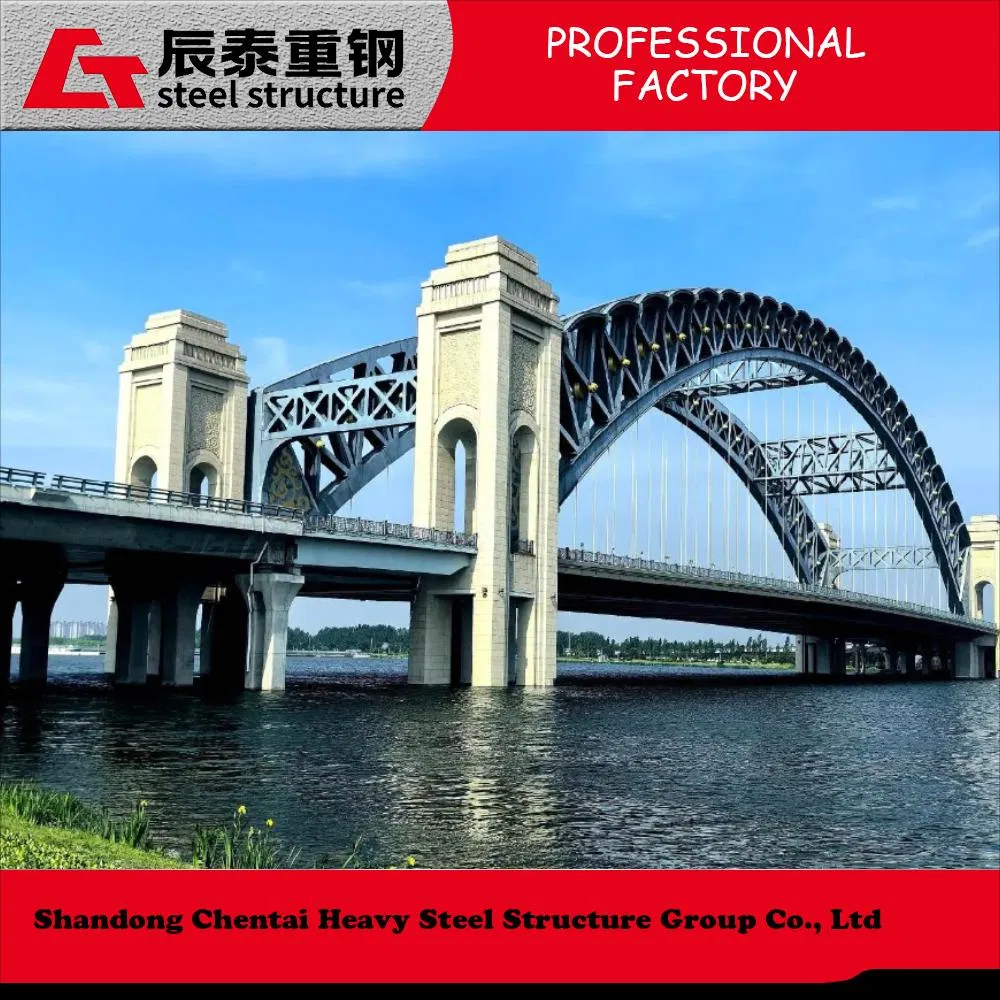 New Design Prefabricated Steel Structure Bridge Low Cost Steel Pedestrian Bridge