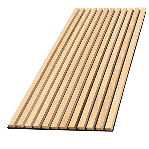 3D Natural Oak Wall Acoustic Wood Panel Slats