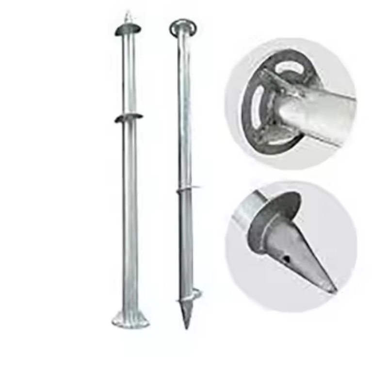 Screw Pile Spiral Flange Pile Earth High Quality Foundation Anchor