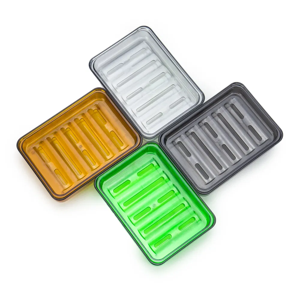 Bathroom Travel Soap Tray Box Portable Plastic Soap Dish