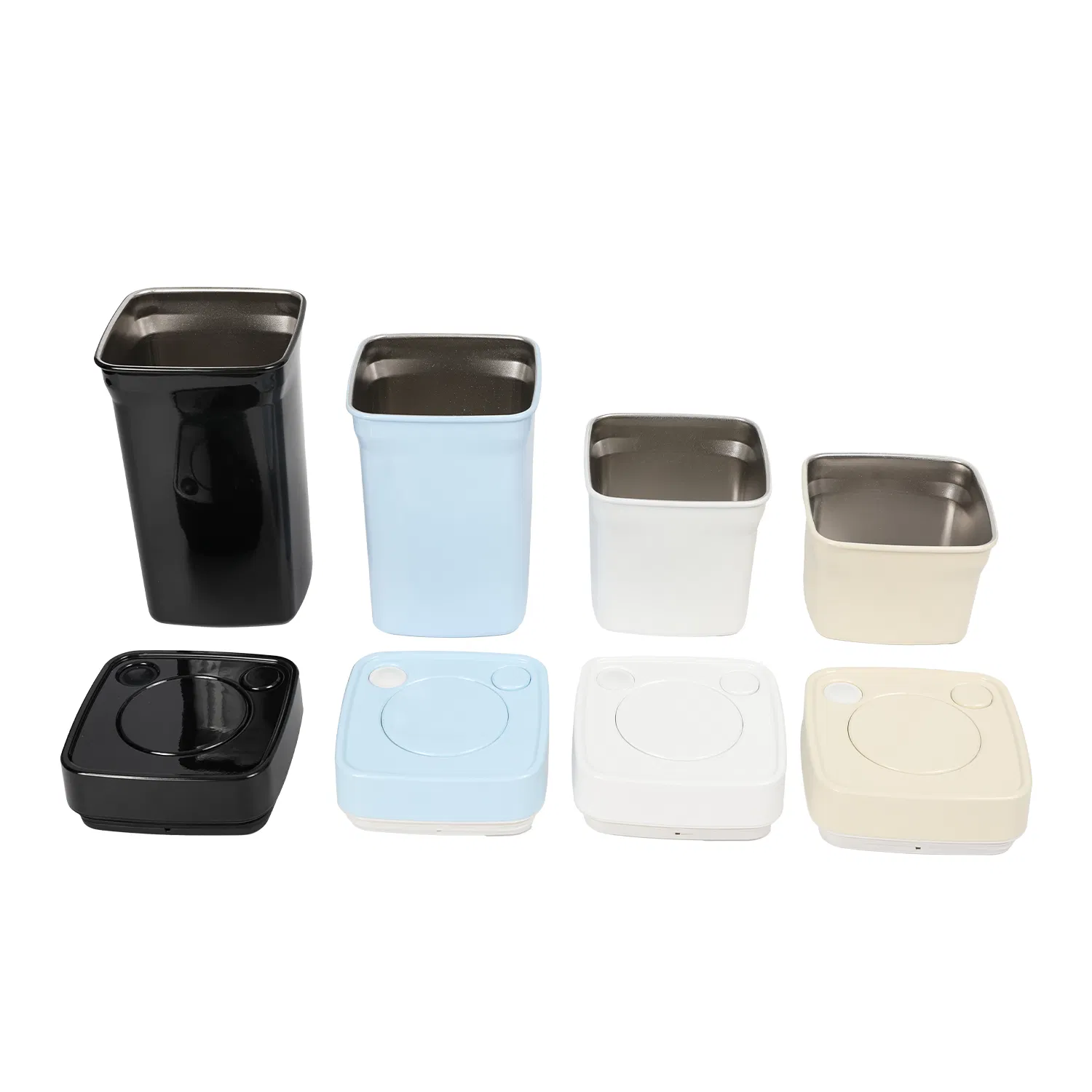 Colored Airtight Stainless Steel Sealed Jar Container Vacuum Dry Food Storage Container