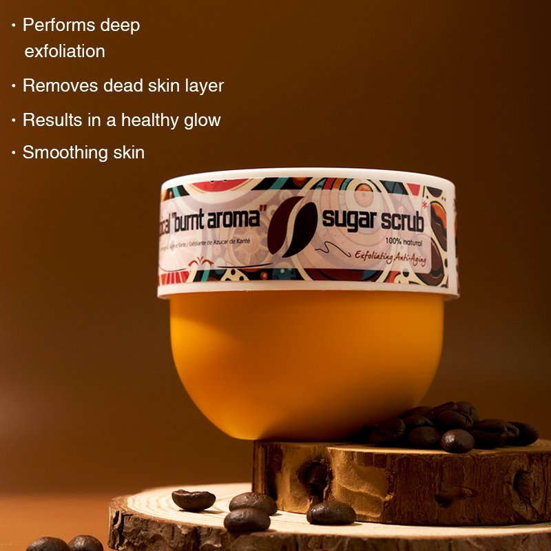 Effective Exfoliation to Create Smooth Skin Gentle Non-Irritating Coffee Body Scrub