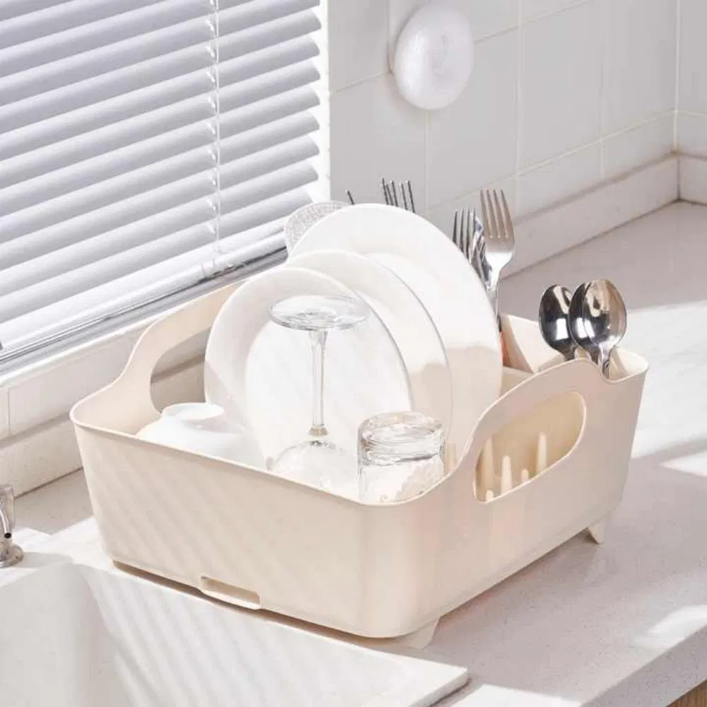 Stylish and Functional Dish Rack with Draining Tray for Easy Use