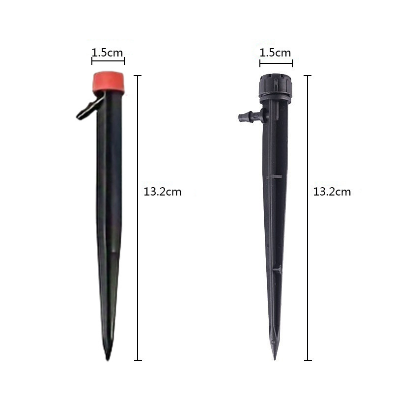 Adjustable 4PCS Spiked Dripper Emitters for Efficient Garden Irrigation