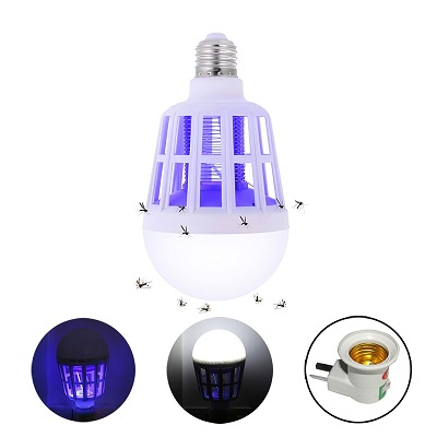 UV Electronic Mosquito Killer 2 in 1 LED Bulb