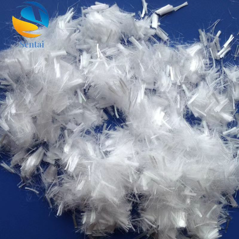 Construction Site Cement Mortar Polypropylene Fiber Polyester Fiber Polyvinyl Alcohol Fiber Concrete Crack Resistant Fiber