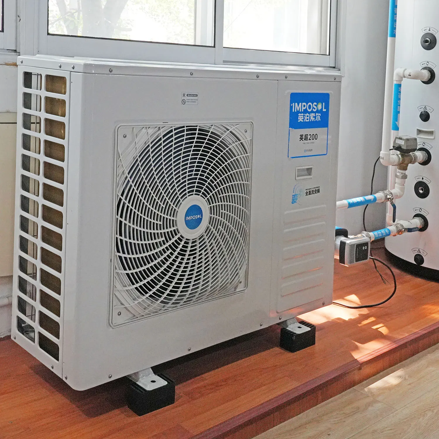 Imposol 8kw-20kw Houshold/Commercial Water Heater Heat Pumps Air Source Heat Pumps Hot Sell in India