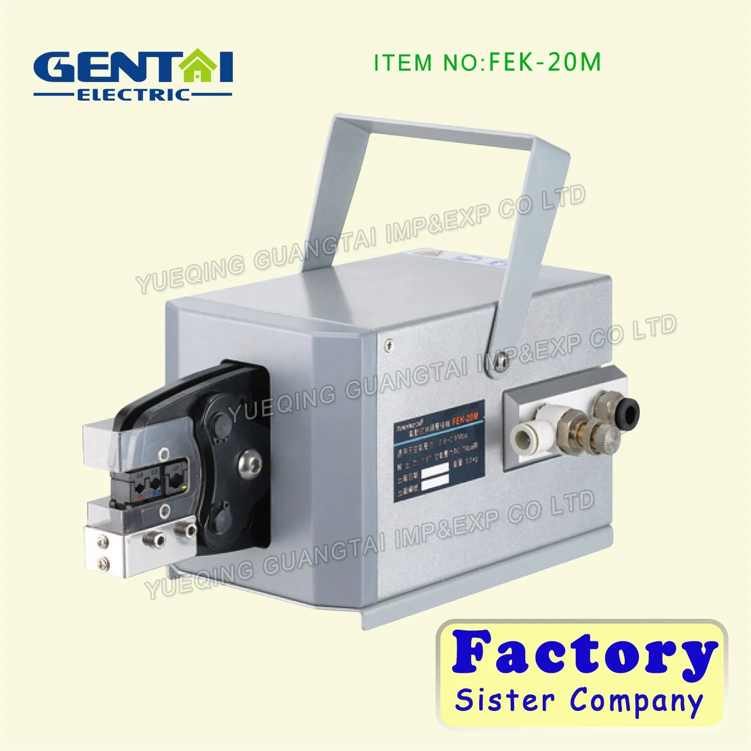 Crimping 50mm2 Pneumatic Multi Function Terminal Crimping Machine Fek-06m