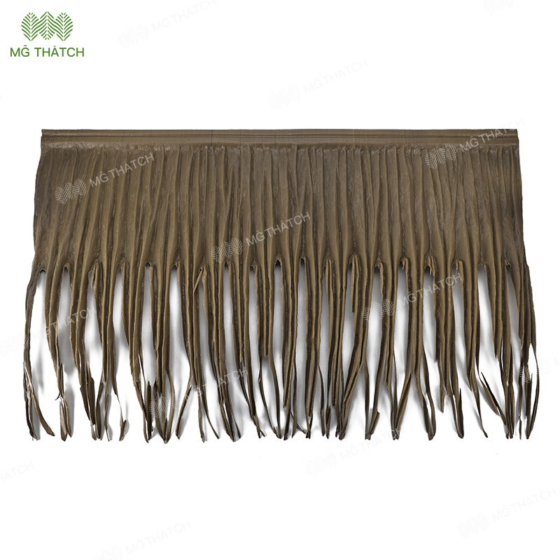 20 Years Warranty Fake Synthetic Palapa HDPE Palma Plastic Artificial Palm Roof Materials for Roof Replacement