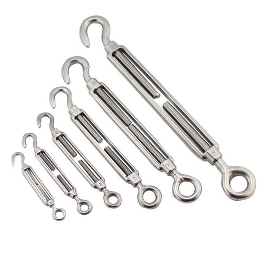 Turnbuckle Hooks Stainless Steel with Double Hook Rigging Hardware