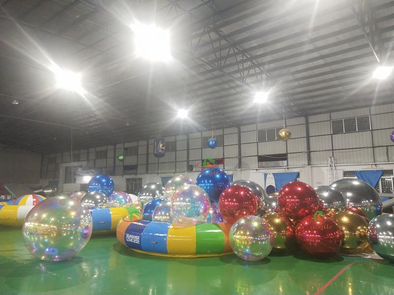 Manufacturer Custom Giant Inflatable Mirror Ball PVC Inflatable Party Mirror Ball Sphere Inflatable Mirror Balloon for Sale