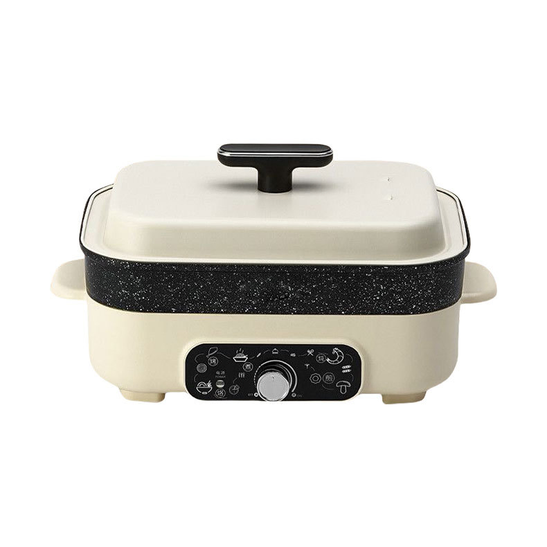 Electric Multi Function Electric Baking Pan Muffin Plate Non Stick Coating Rectangular Hot Pot