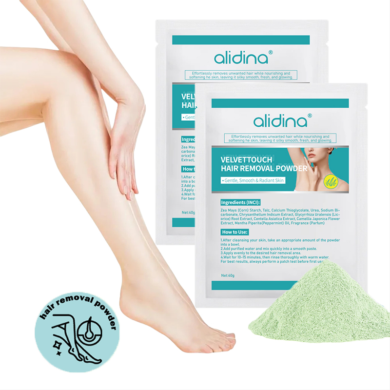 Wholesale Private Label Depilatory Body Hair Removal Powder Hair Stop Products High Quality Effective for Man and Woman