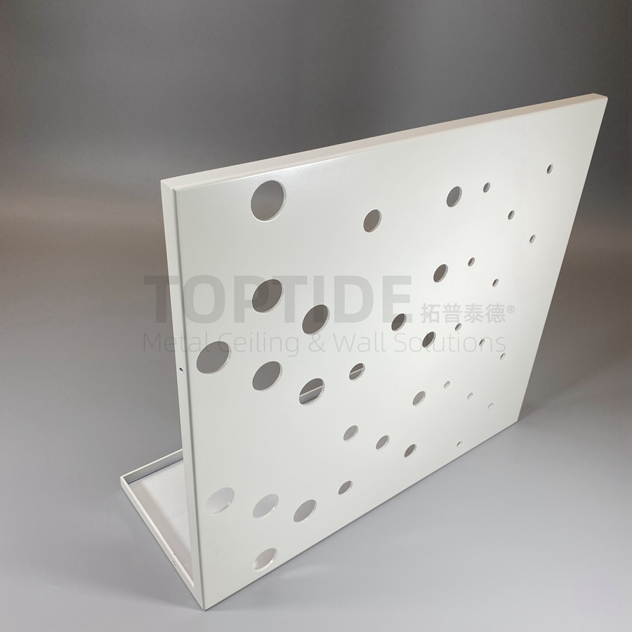 Exterior Aluminum / Aluminium Wall Cladding Panel with Custom Perforation Pattern