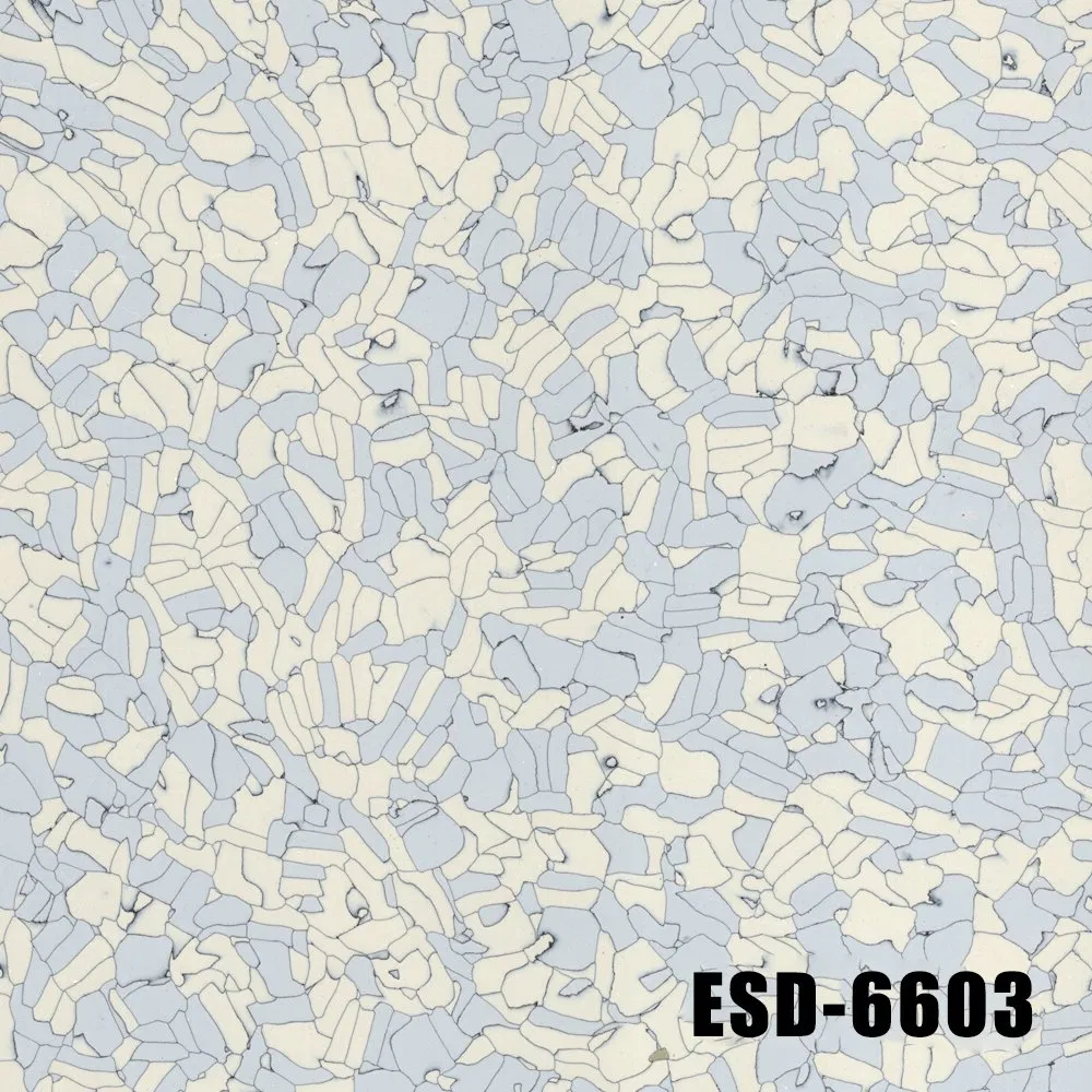 Allesd Interlocking Wear-Resistant ESD PVC Floor ESD PVC Tile