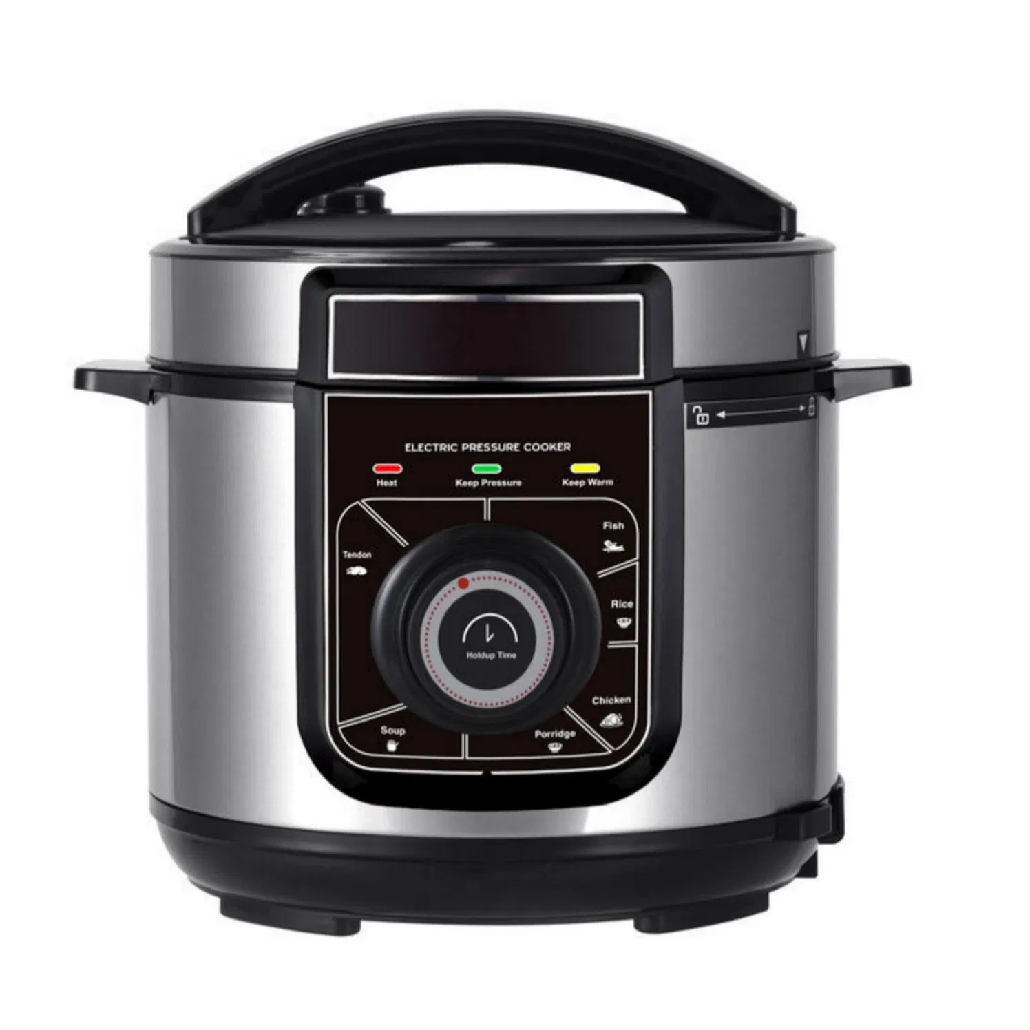 Non-Stick Inner Pot Electric Pressure Cooker with Dishwasher Safe Components for Easy Cleaning Convenience
