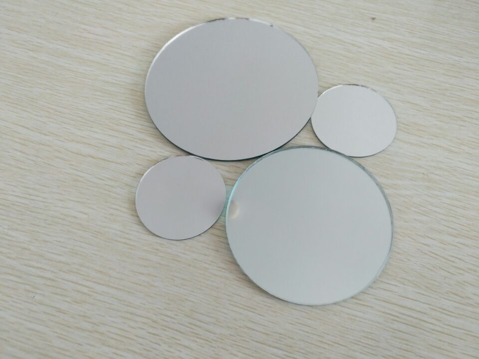 1mm 2mm 3mm 4mm Mirror Glass Sheet, Round/Rectangular/Square Frameless Mirror Sheet