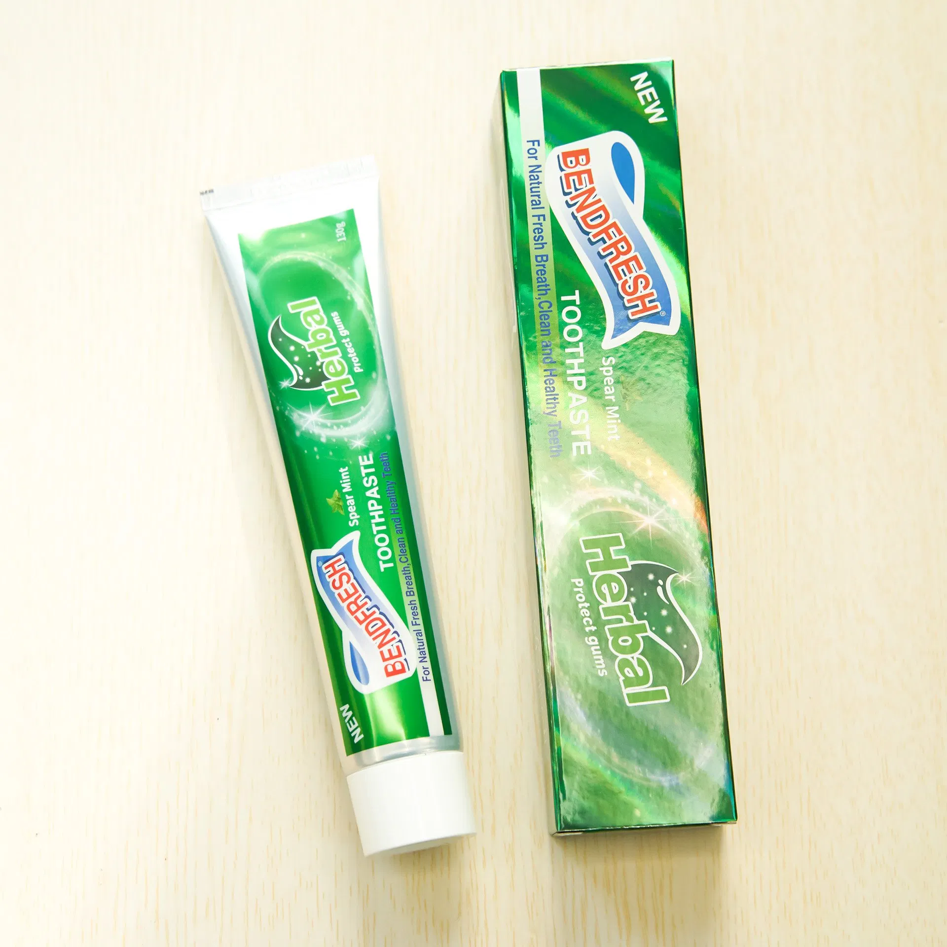 Natural Mint Toothpaste with GMPC Certification for Private Branding